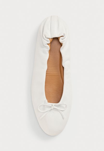Polo Ralph Lauren LEATHER BALLET FLAT - Baleriinad - paper