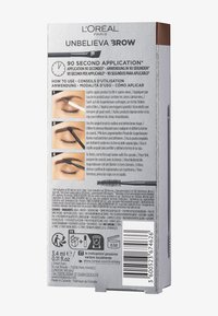 L'Oréal Paris UNBELIEVA BROW 7.0 BLONDE - Gel sourcils - 108 dark brunette