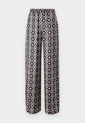 MAX&Co. RICHARD QUINN MAGGIE - Pantalon classique - rosa geom/flower print