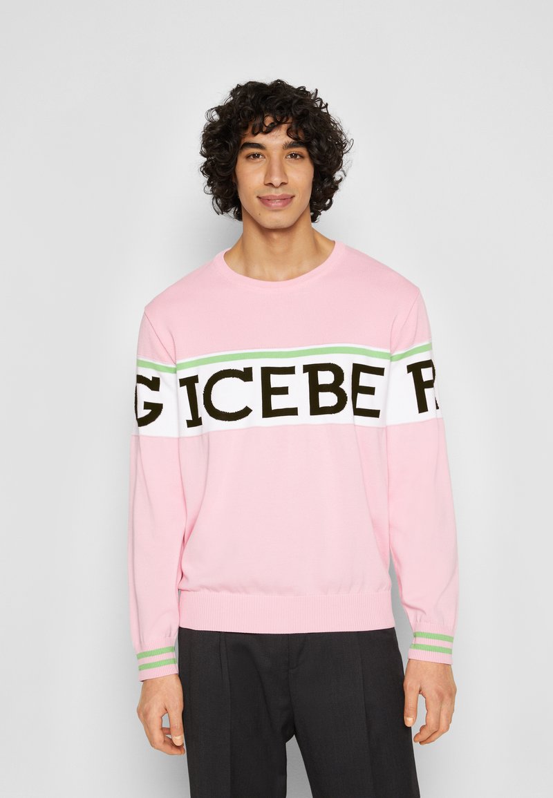 Herren T-shirts & Polos | Iceberg MAGLIA GIROCOLLO Strickpullover fantasia/pink - JH03785 Herren T-shirts & Polos | Iceberg MAGLIA GIROCOLLO Strickpullover fantasia/pink - JH03785