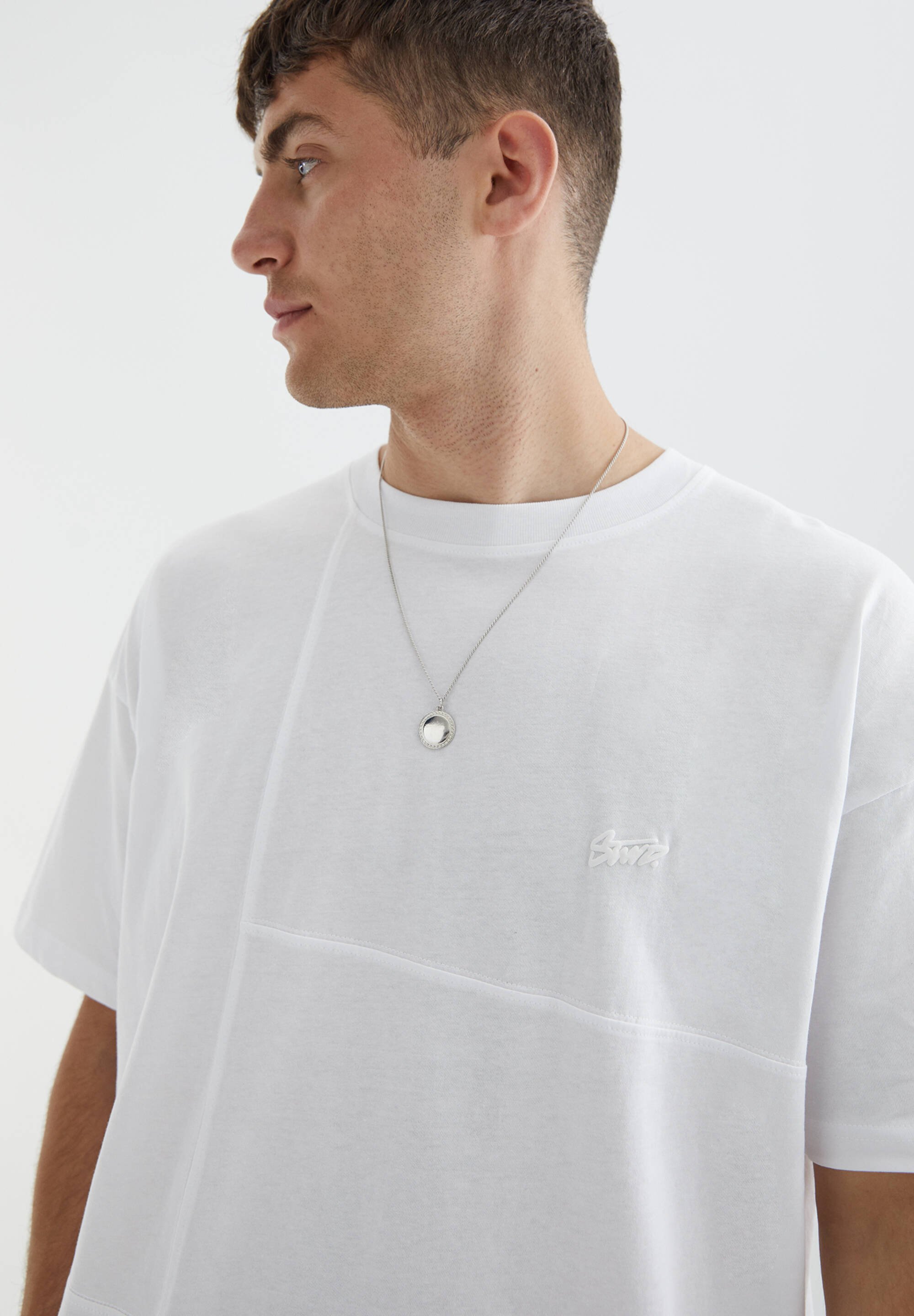 Herrer MIT AUFGESTICKTEM STWD-LOGO - T-shirts basic Herrer MIT AUFGESTICKTEM STWD-LOGO - T-shirts basic