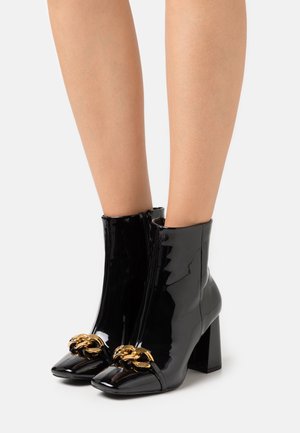River Island Wide Fit, Bottines à talons hauts - black