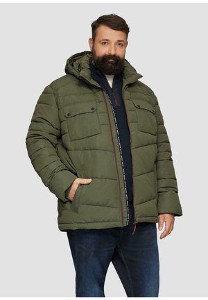 GESTEPPTE MIT ABNEHMBARER KAPUZE - Veste d'hiver - olivgrün