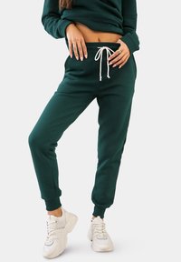 Teplákové kalhoty - dark green