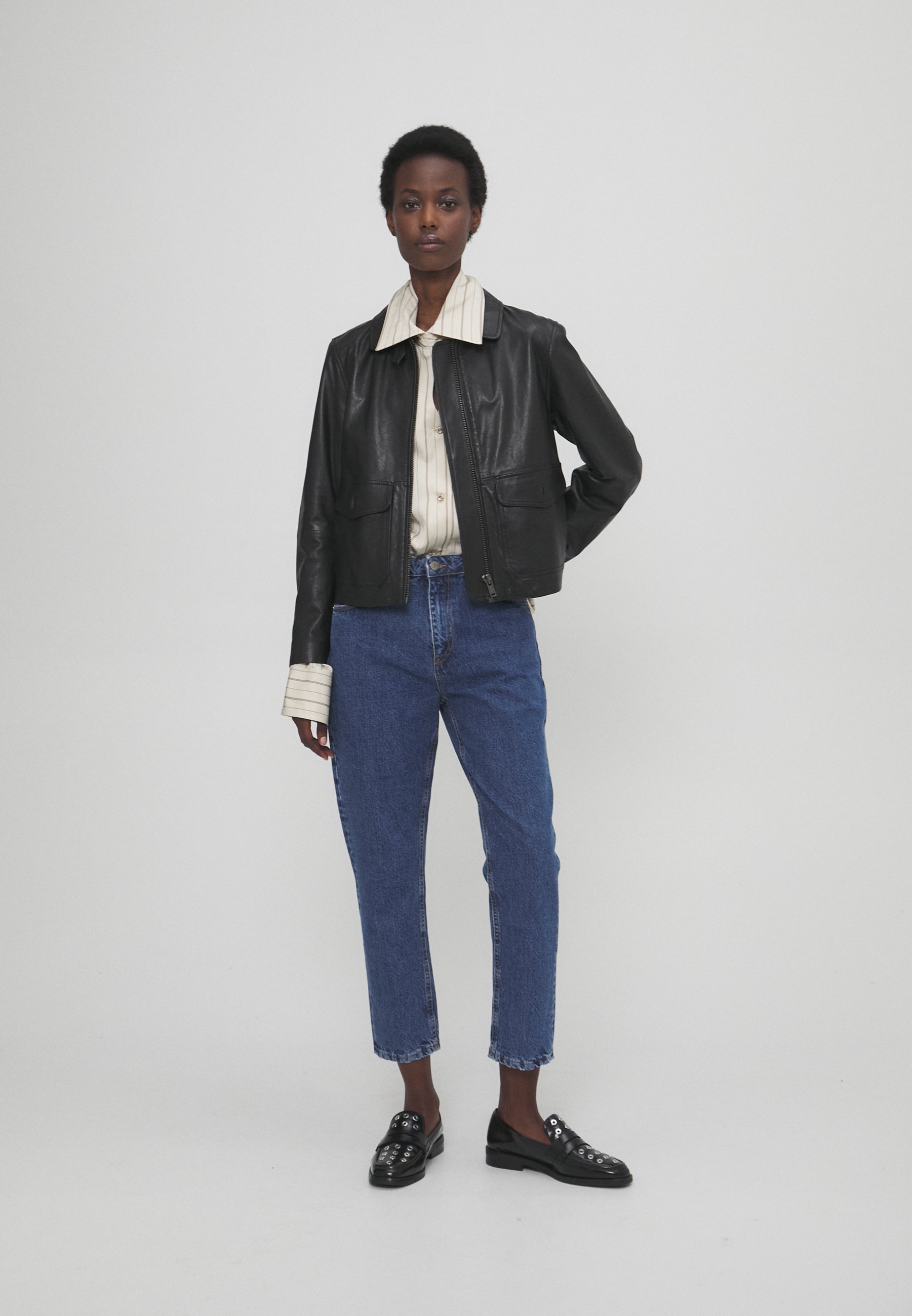 Dondup CINDY - Jeans Straight Leg - blue/bluedenim - Zalando.dk
