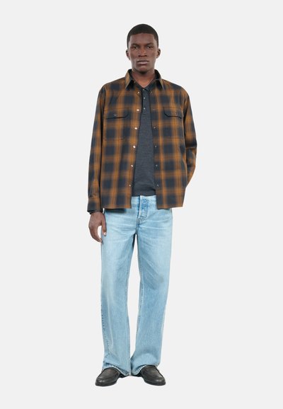 The Kooples À CARREAUX - Camicia - dark brown