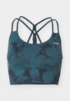 DEFINE SEAMLESS TIE DYE BRA - Športová podprsenka so strednou podporou - dark teal
