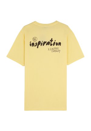INSPIRATION - T-shirt imprimé - light yellow