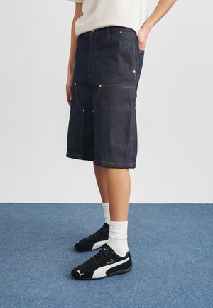 NIXON DOUBLE KNEE SMITH - Farmer rövidnadrágok - blue  rigid