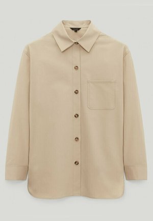 Overhemdblouse - beige
