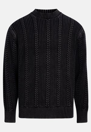 Redefined Rebel, RICHARD BOXY FIT - Strickpullover - black