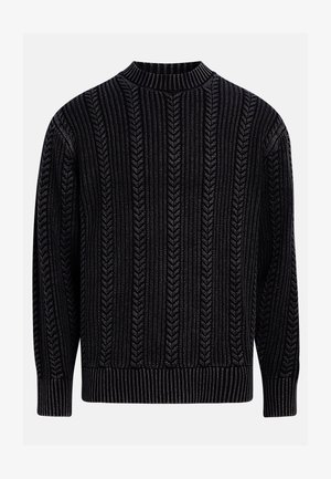 Redefined Rebel, RICHARD BOXY FIT - Strickpullover - black