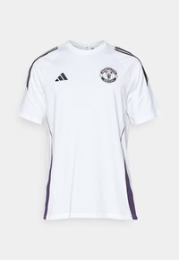 MUFC TEE - Klupska odjeća - white/aurora plum/black