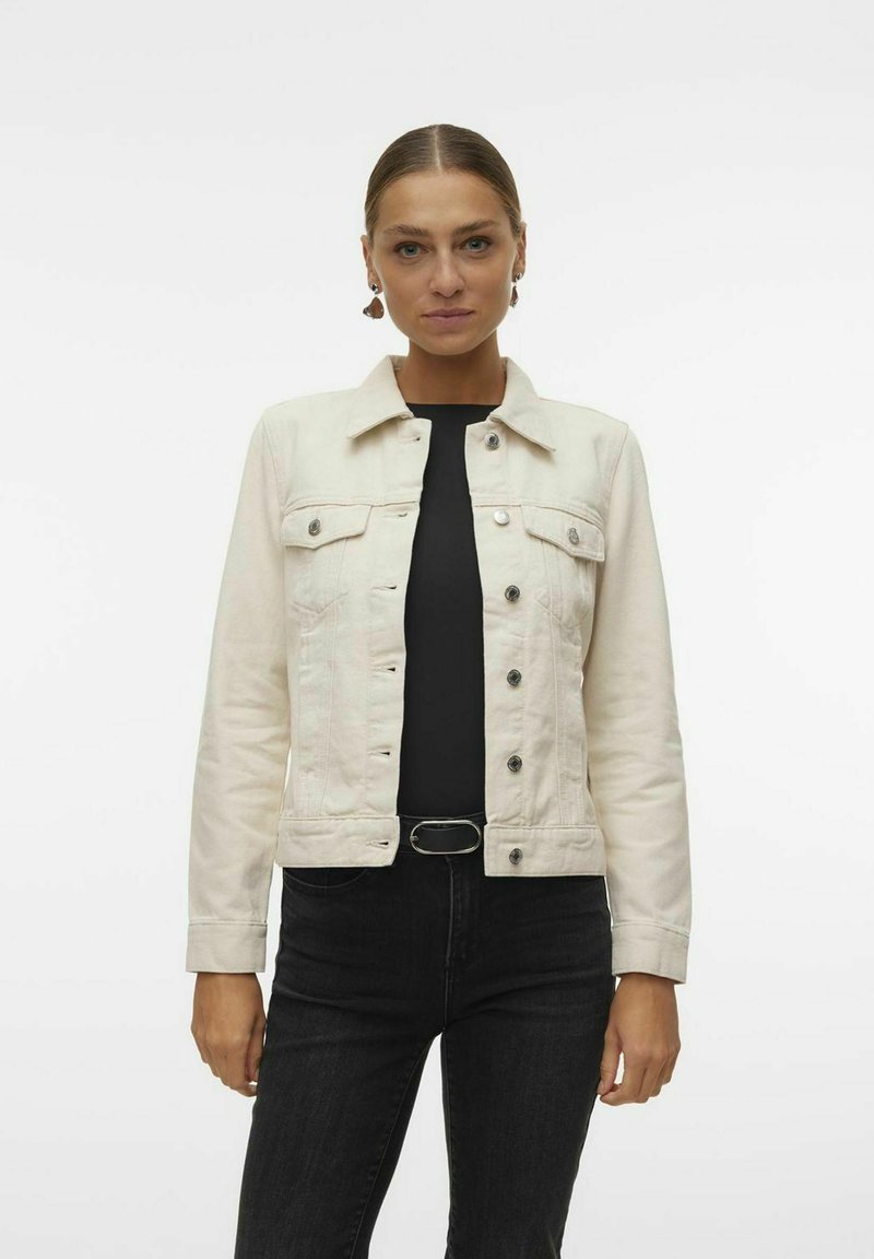 Vero Moda VMZORICA - Chaqueta vaquera - ecru