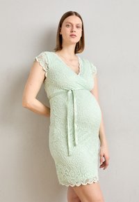 MAMALICIOUS - MLMIVANE TESS CAP DRESS - Koktélruha / Partiruha - silt green Miniatűr kép 1