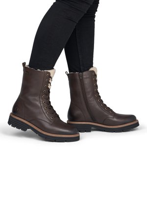Remonte, REMONTE SCHNÜRSTIEFEL D3A73 - Winter boots - brown