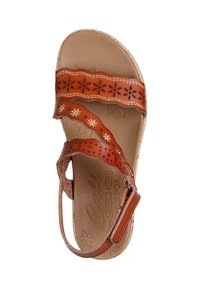 Skechers BEVERLEE CHERISHED AURA - Sandalias de cuña - marrón