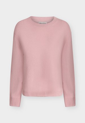 Marc O'Polo, PULLOVERS, LSL, ROUND-NECK, SLITS - Strickpullover - misty rose