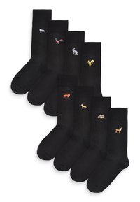 Unselected, black woodland animals