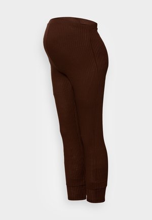 Pieces Maternity PMMOLLY - Leggings - Calças - chicory coffee