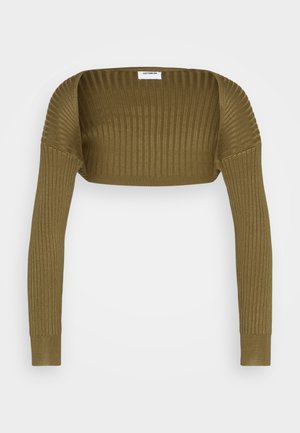 Cotton On LOOSE SHRUG - Kardigán - dark moss