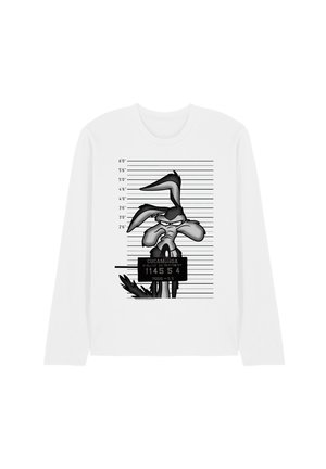 Cotton Soul, LOONEY TUNES WILE E. COYOTE BUSTED - Long sleeved top - white