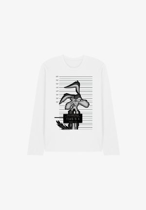 Cotton Soul, LOONEY TUNES WILE E. COYOTE BUSTED - Long sleeved top - white