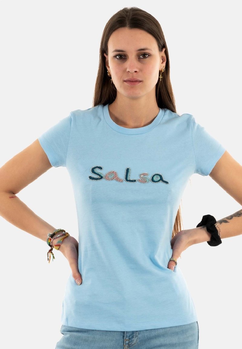 Salsa Jeans Tshirt imprimé bleu ZALANDO.FR