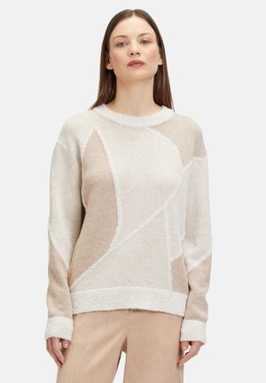 Betty & Co MIT INTARSIE - Jumper - taupe taupe