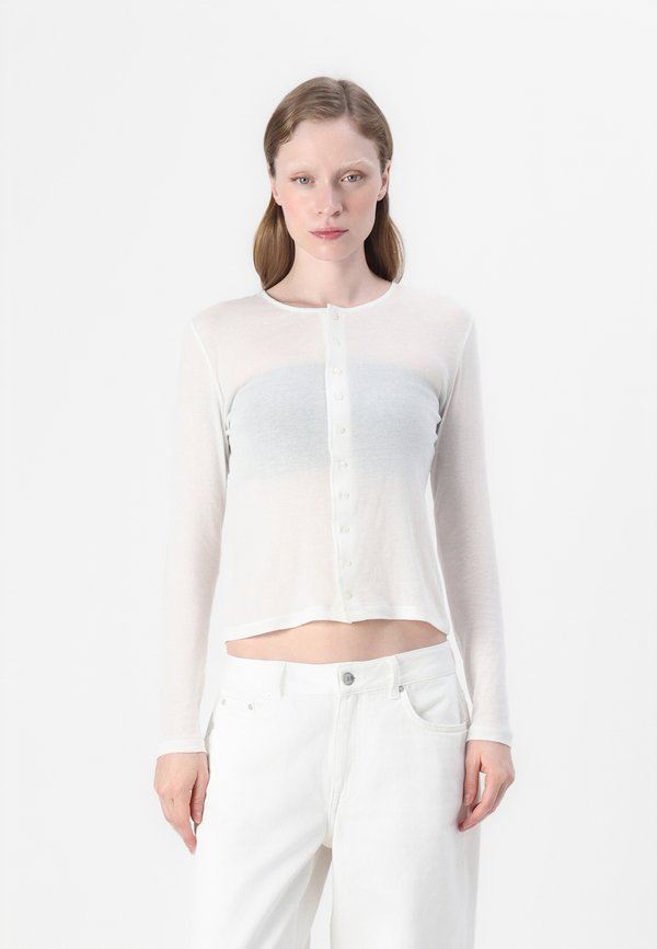 AMBER - Long sleeved top - egret