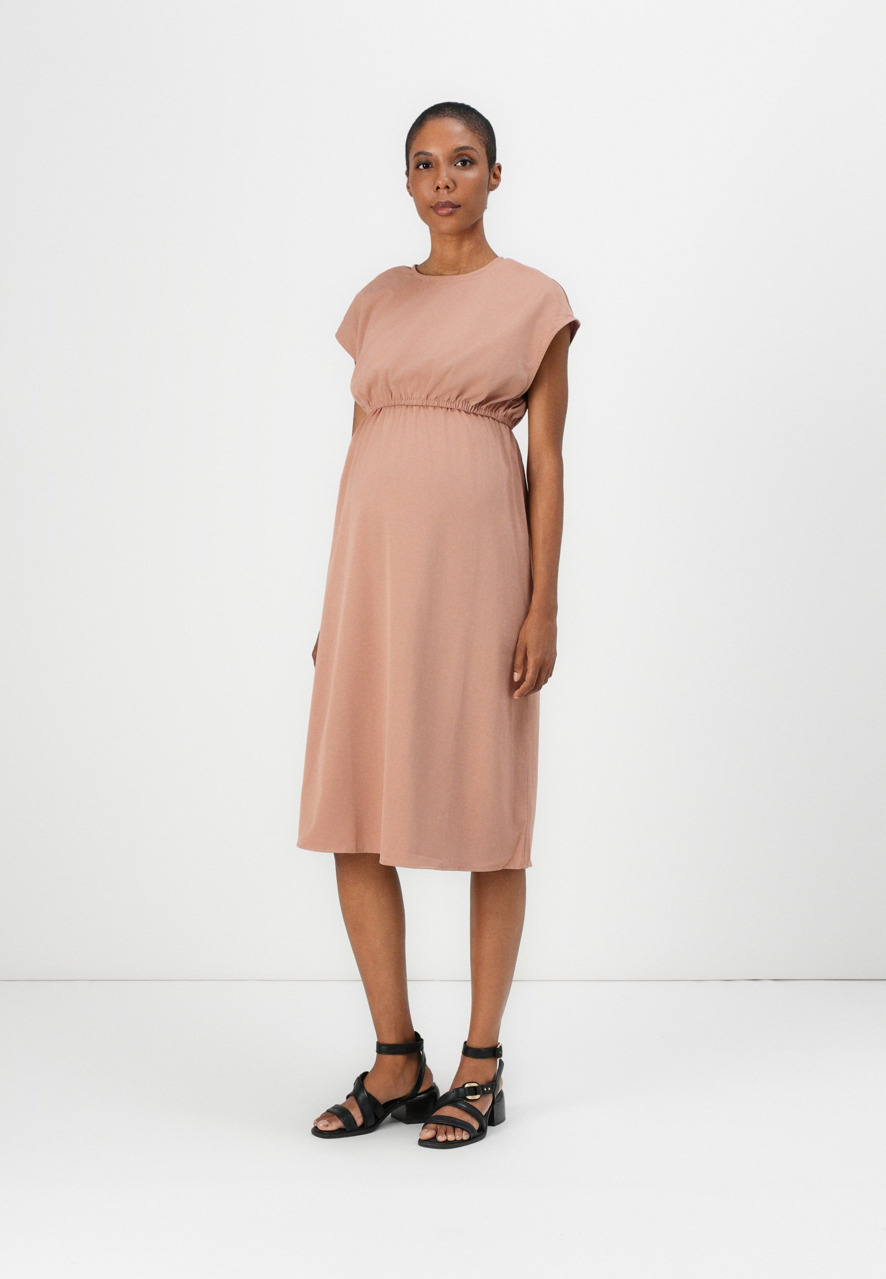 green emerald velvet dress Pinkblush Maternity Black Sequin Short Sleeve Maxi Dress main image 0