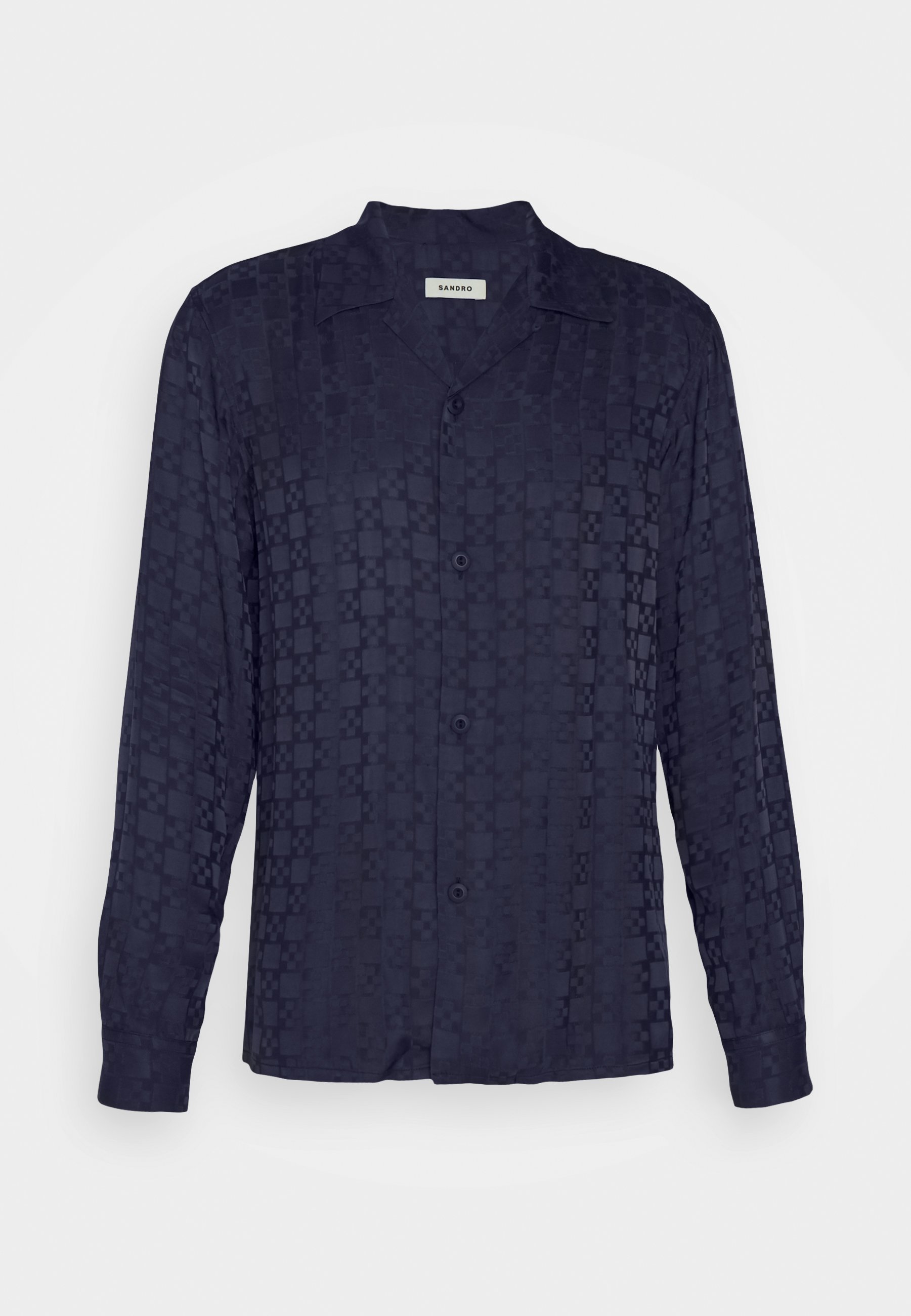 Chemise Homme Sandro En Coton Vichy Marine | Taille M | Modèle Jamais Porté - Style Marin