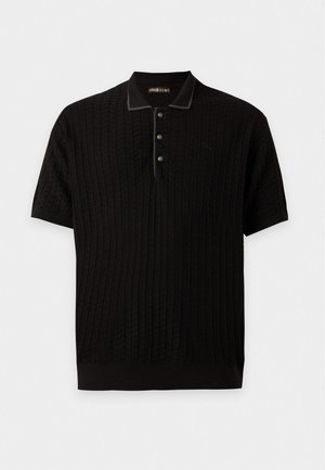 Cavalli Uomo, HERRINGBONE - Polo - black