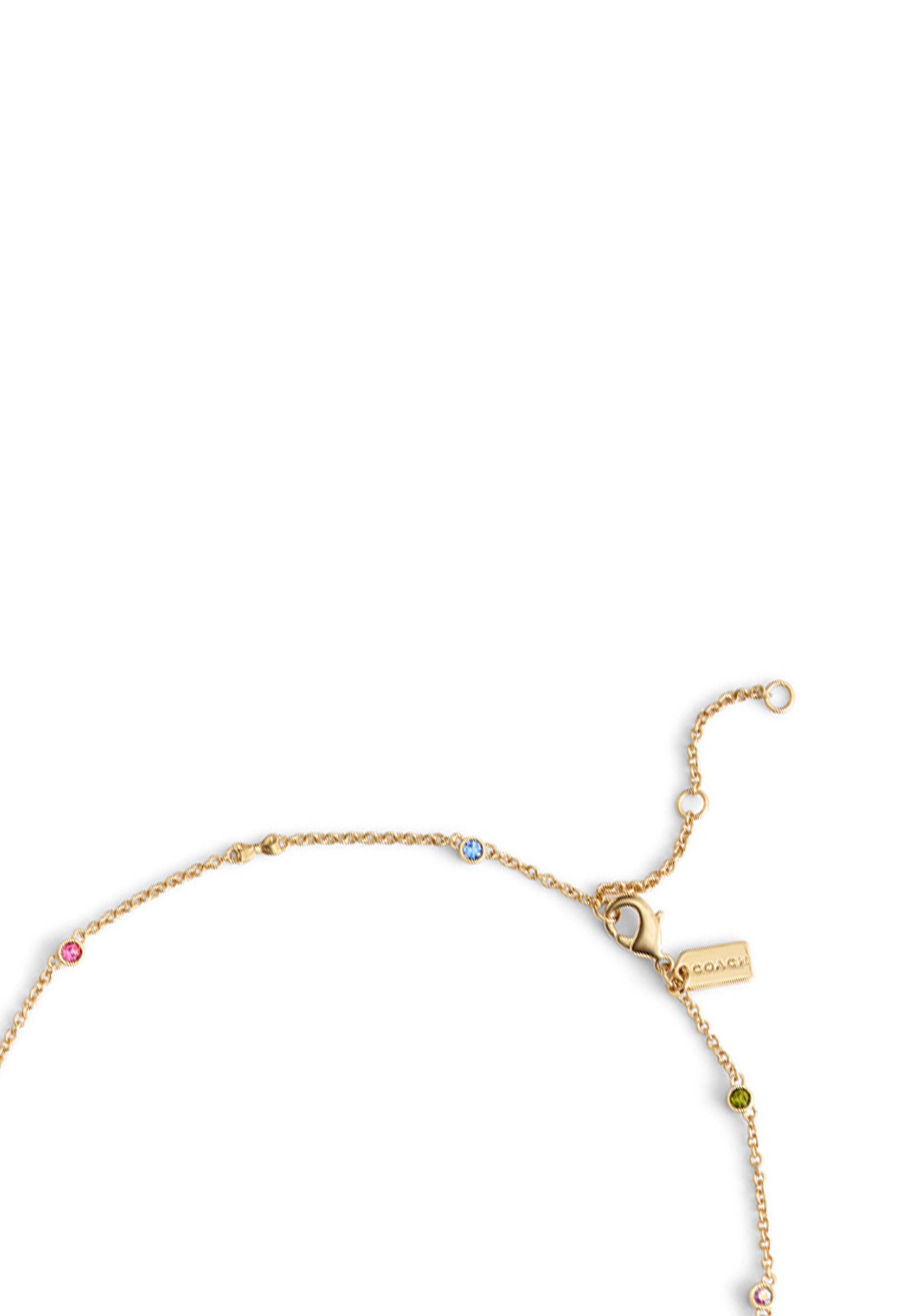 COACH SIGNATURE MINI BOW CHARM STRAND - Halskette - open
