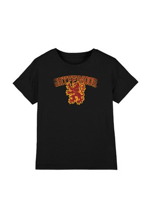 Cotton Soul, HARRY POTTER GRYFFINDOR ICON UNISEX - Print T-shirt - black