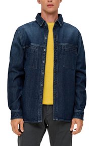 s.Oliver RELAXED STRETCH - Hemd - dunkelblau