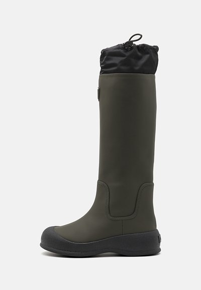 Bally CLOVER - Stivali con plateau - fango/black