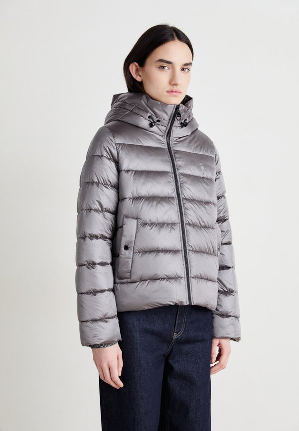 INTL HAILEY PUFFER QUILT - Winter jacket - chrome