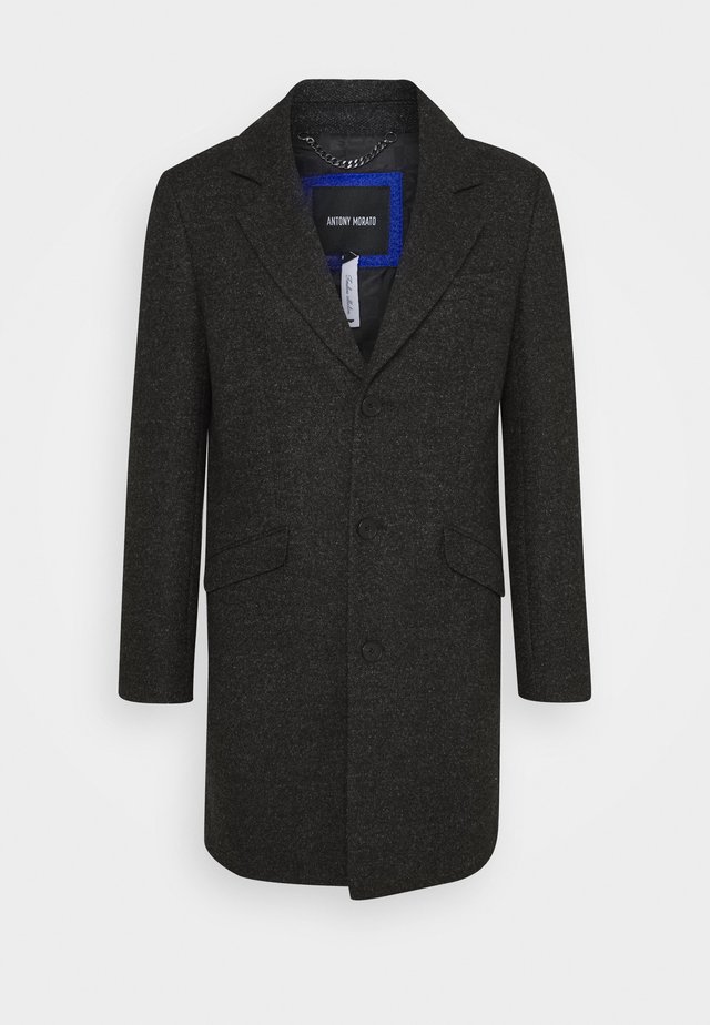 LONG COAT - Frakker / klassisk frakker - dark grey melange