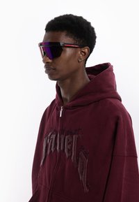 FAVELA AVES FRONTZIP - Φούτερ με κουκούλα - bordeaux