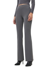 Terranova A ZAMPA ELASTICIZZATI - Pantaloni - grigio scuro