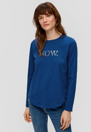 Langarmshirt - ozeanblau