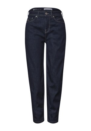 Street One, HIGH-WAISTED BARREL-LEG JEANS IN A LOOSE FIT - Jeans Relaxed Fit - rinse blue washed