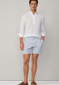 Hackett London SEERSUCKER TAILORED - Shorts da mare - jetty blue