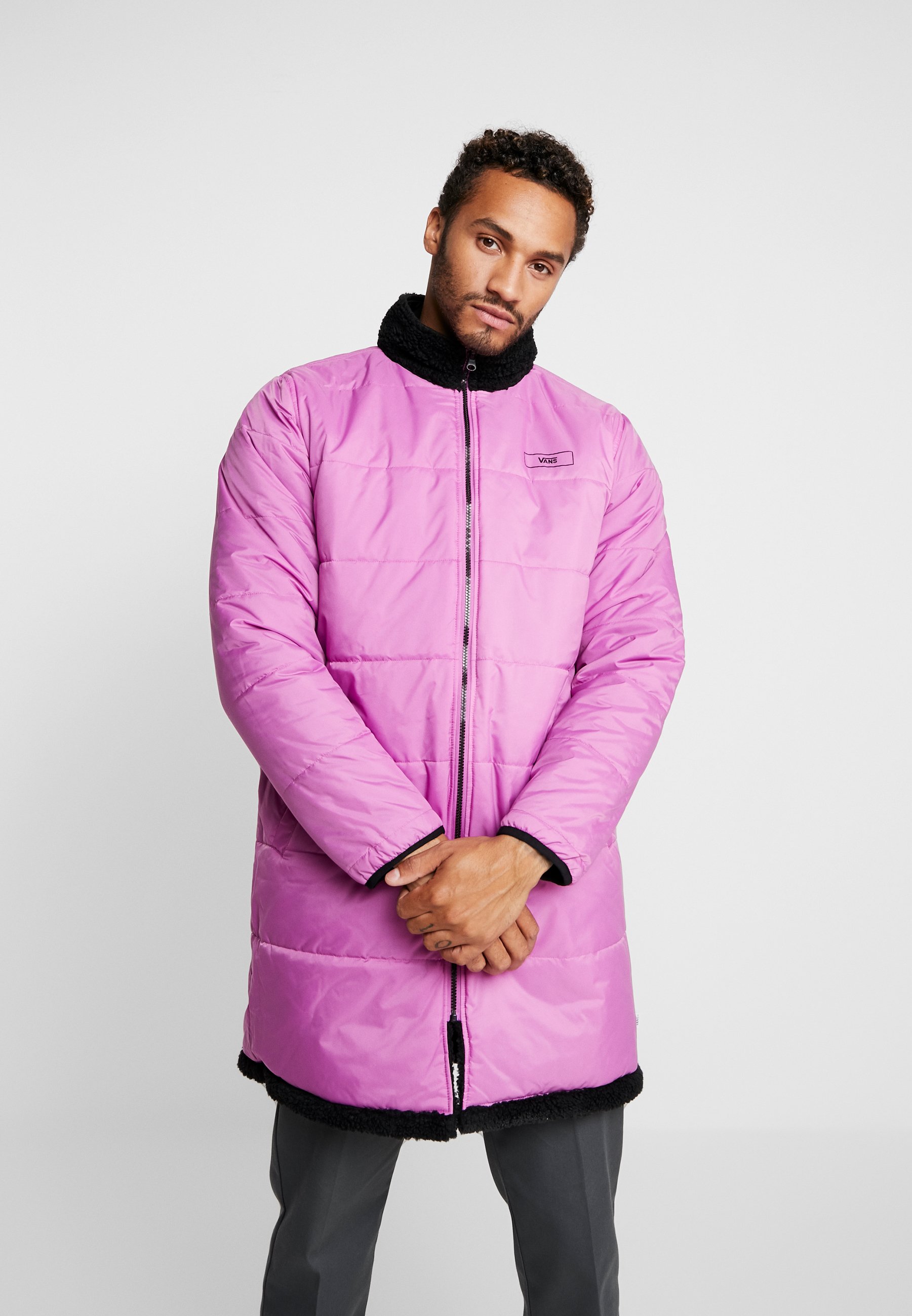 pink vans coat