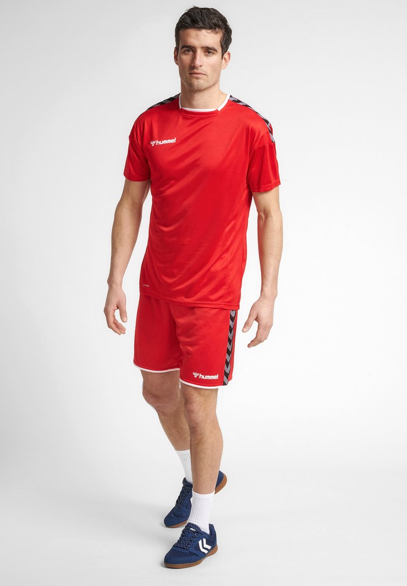 Herren Shirts | Hummel T-Shirt print true red/pink - DB70745 Herren Shirts | Hummel T-Shirt print true red/pink - DB70745