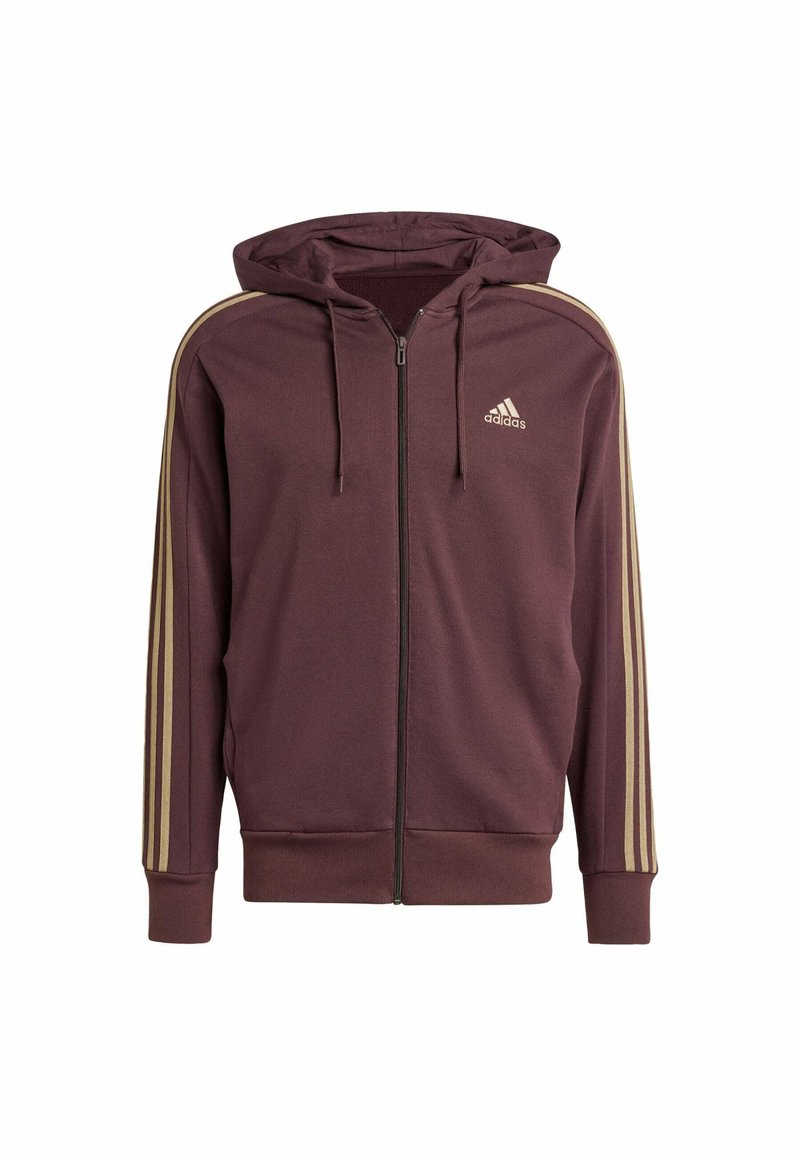 adidas Sportswear Sweater met rits bruin adidas Sportswear Sweater met rits bruin
