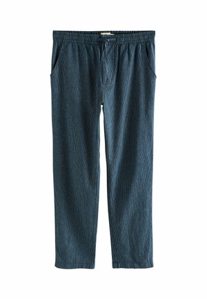 REGULAR FIT -STRIPED - Nadrágok - navy ecru