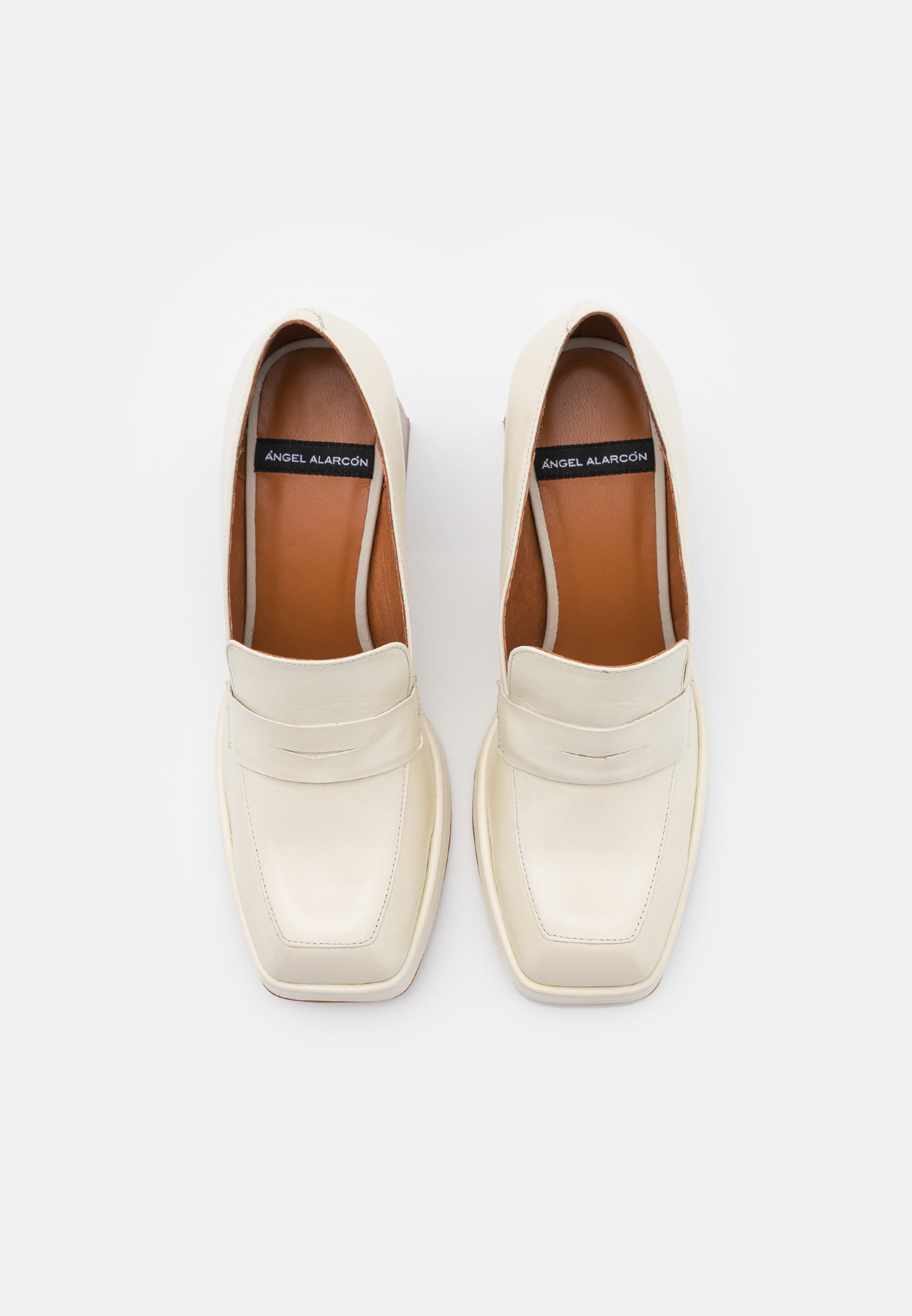 ÁNGEL ALARCÓN Zapatos altos - panna/blanco - Zalando.es