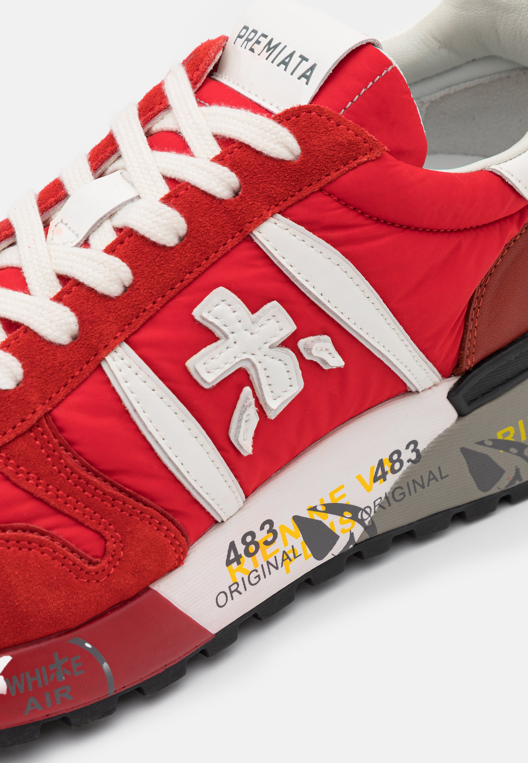 Premiata LANDER - Sneaker low - red/rot - Zalando.de